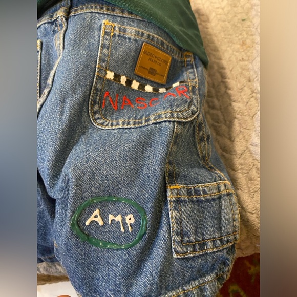 Dan Dee choice bear with a Earnheart jr upgrade excellent condition VINTAGE - Picture 8 of 13